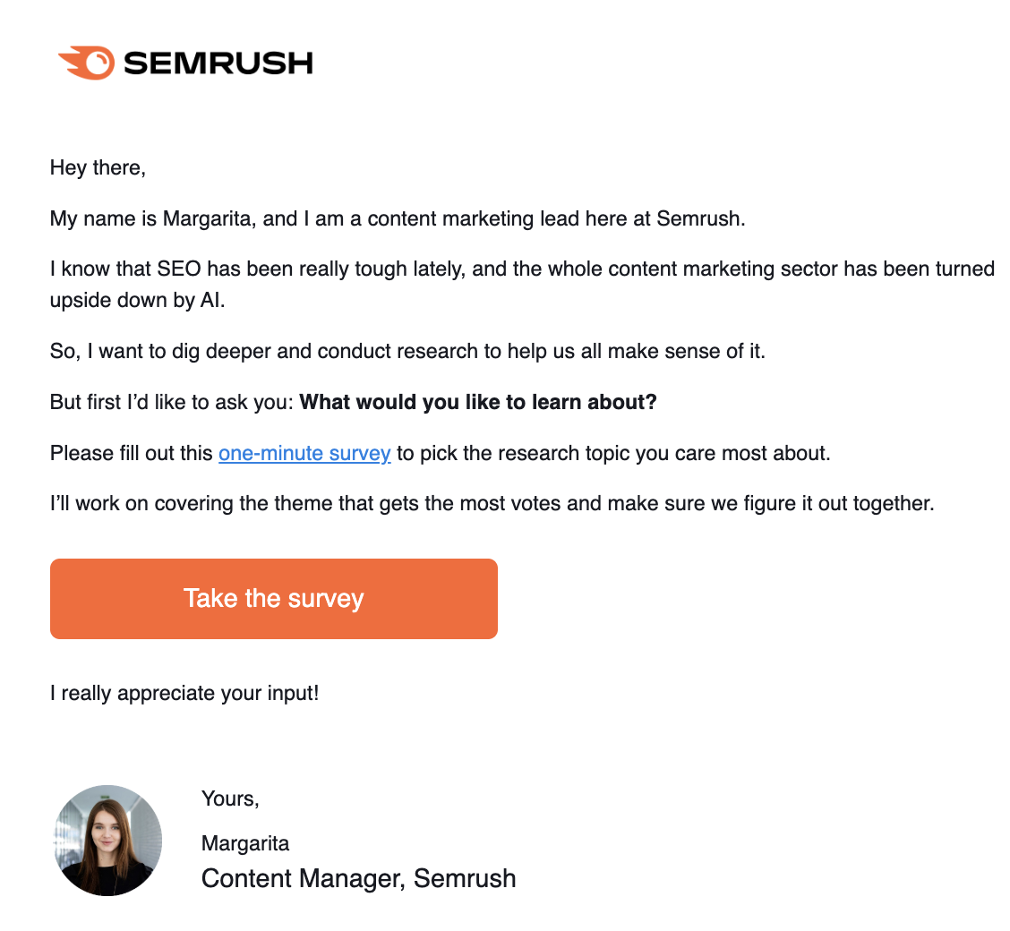 Collecting content ideas from SaaS users