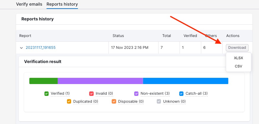The download feature is at the top right side of the page. It is a gray button that says Download.
